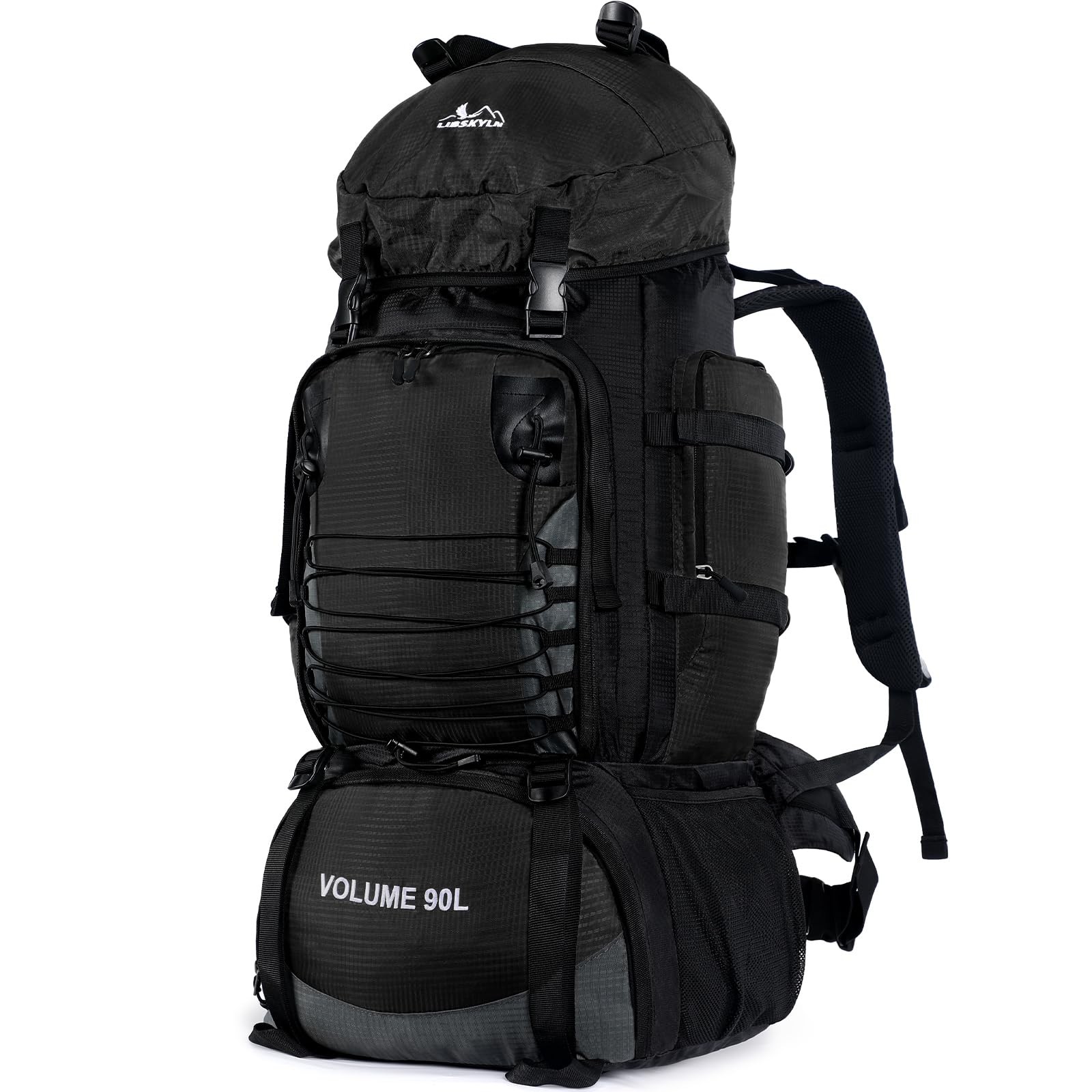 Hiking Backpack, 90L Camping Backpack, Water Resistant Lightweight Outdoor Sp…