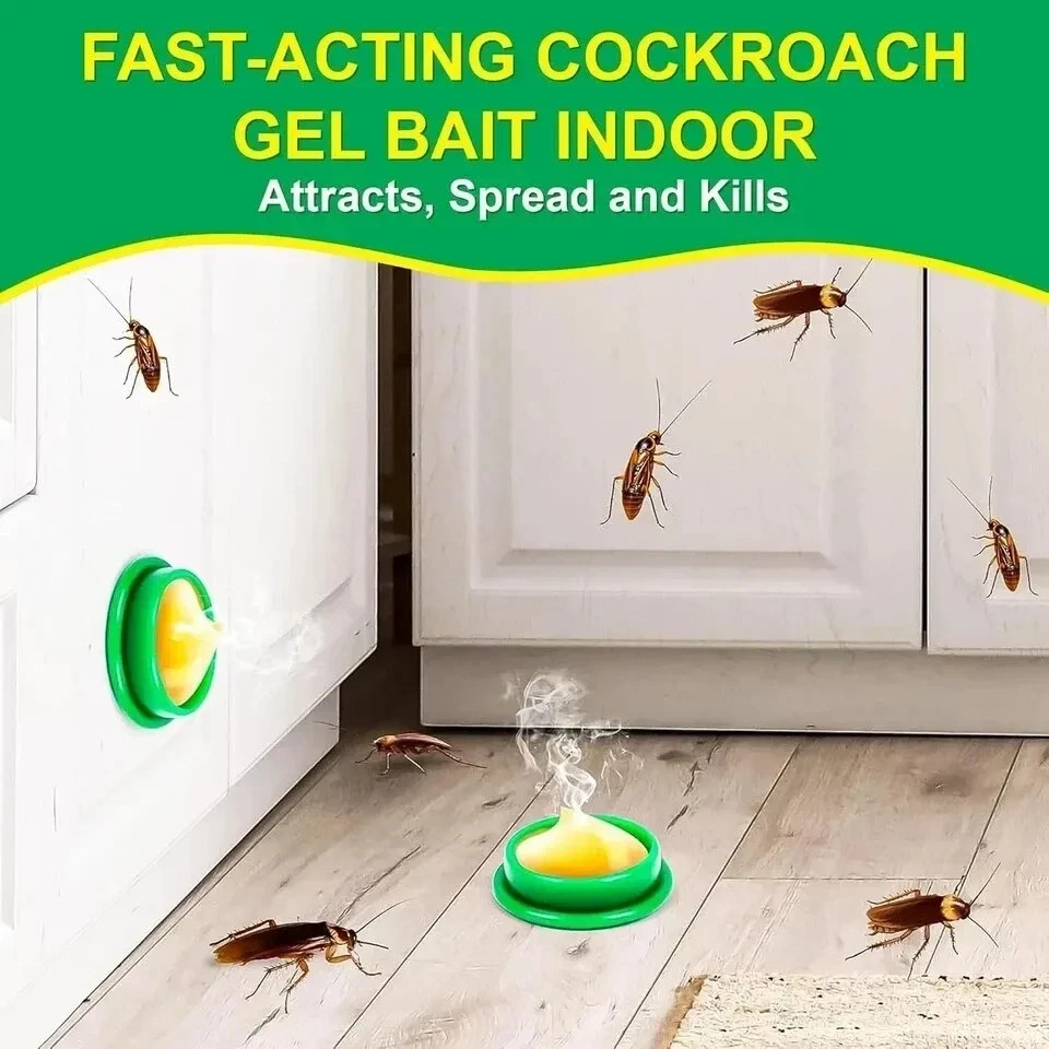 Roach Killer Cockroach Traps for Indoor & Outdoor Infestation Control pack of 24 gallery