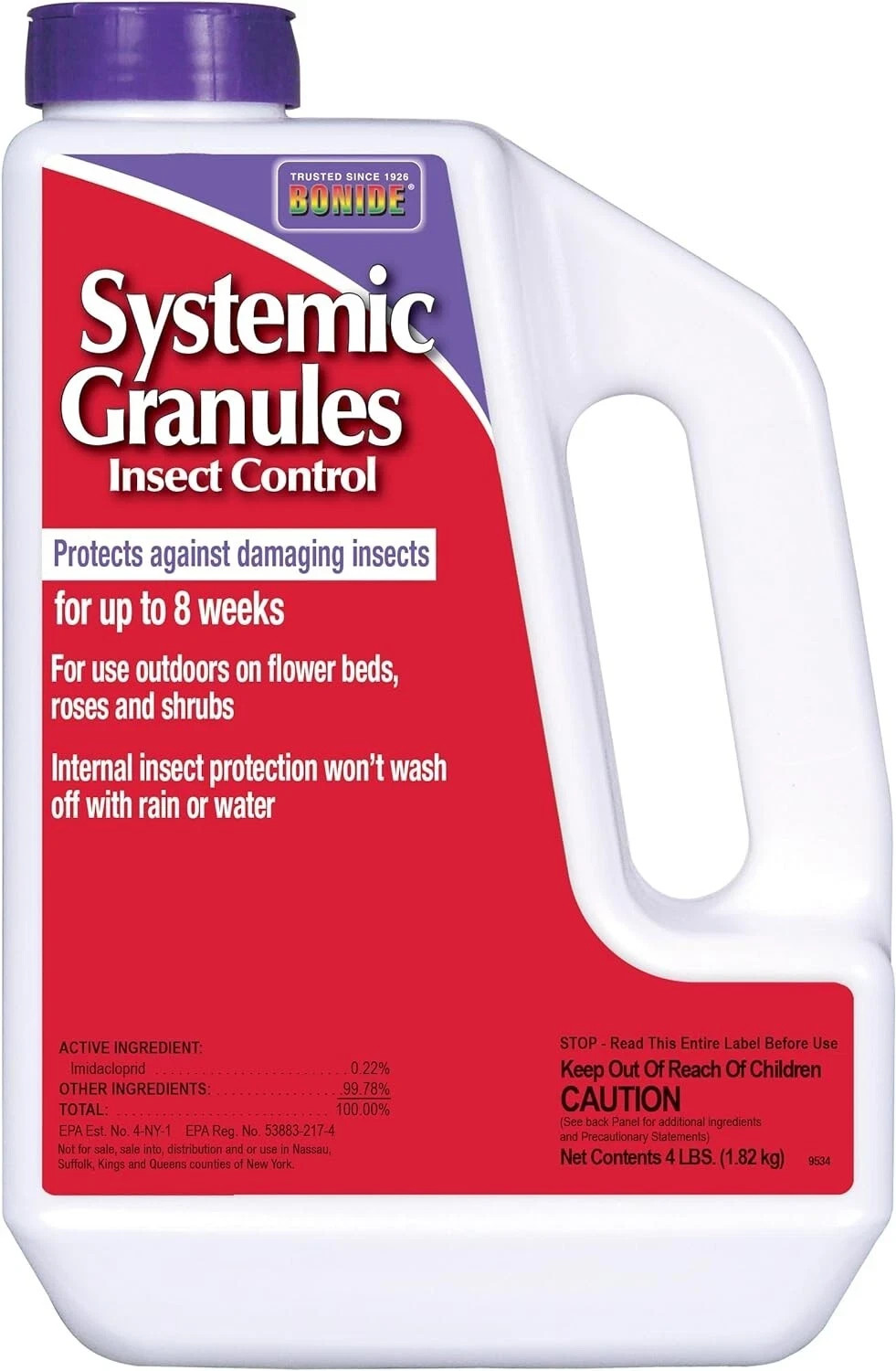 Bonide Insect Control Systemic Granules, 4 lbs.Ready-to-Use Water Resistant gallery