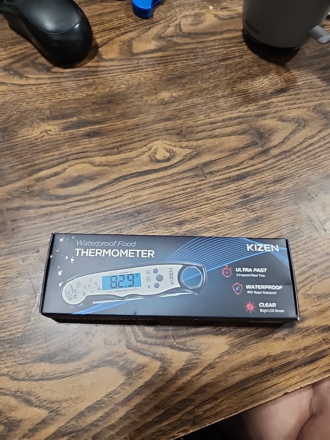 Kizen Digital Meat Thermometer Waterproof Metal Probe BBQ Grilling Food NEW gallery