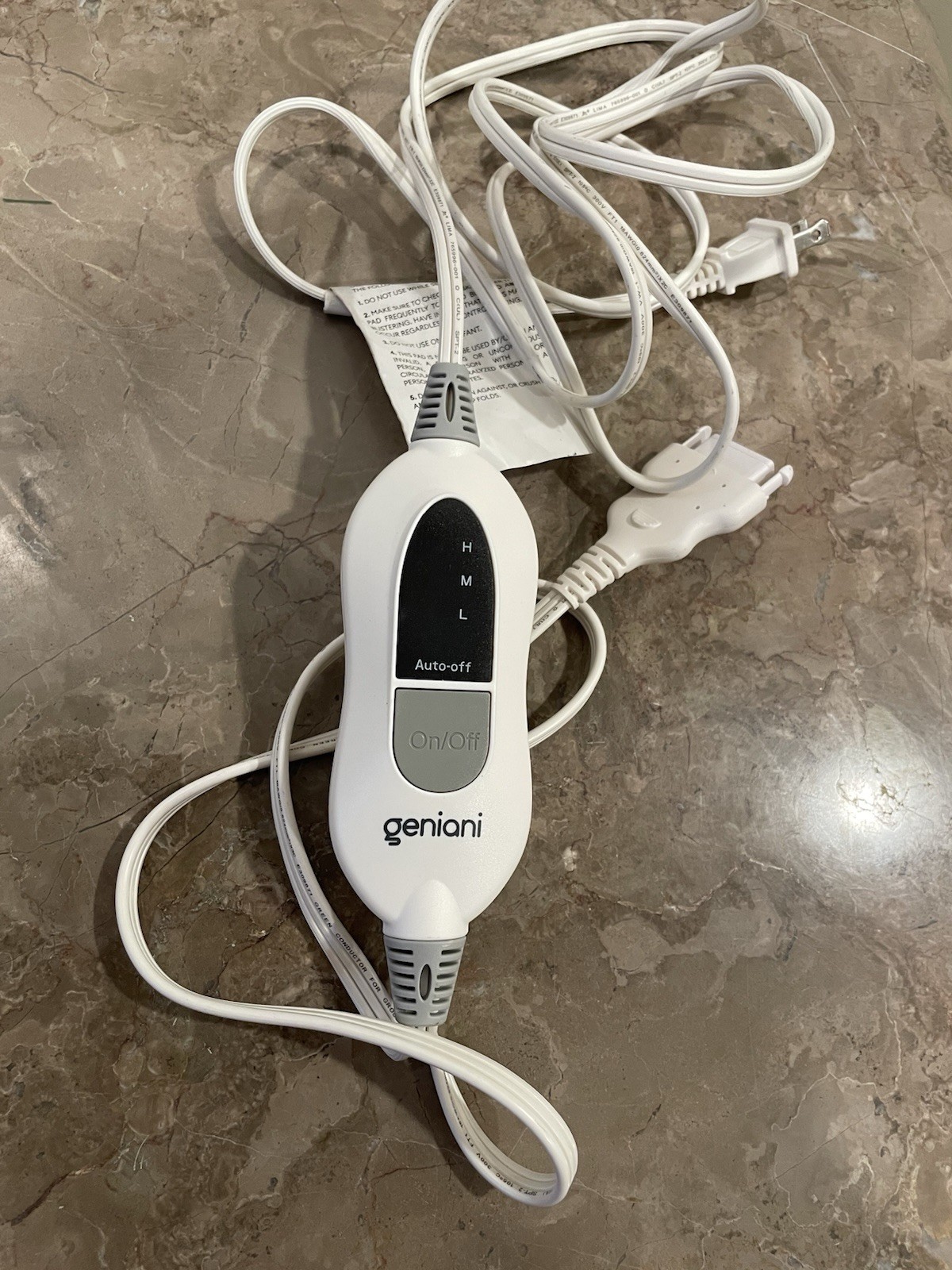 Geniani NA-H1721B Electric Heating Pad Blanket Remote Control Power Supply gallery