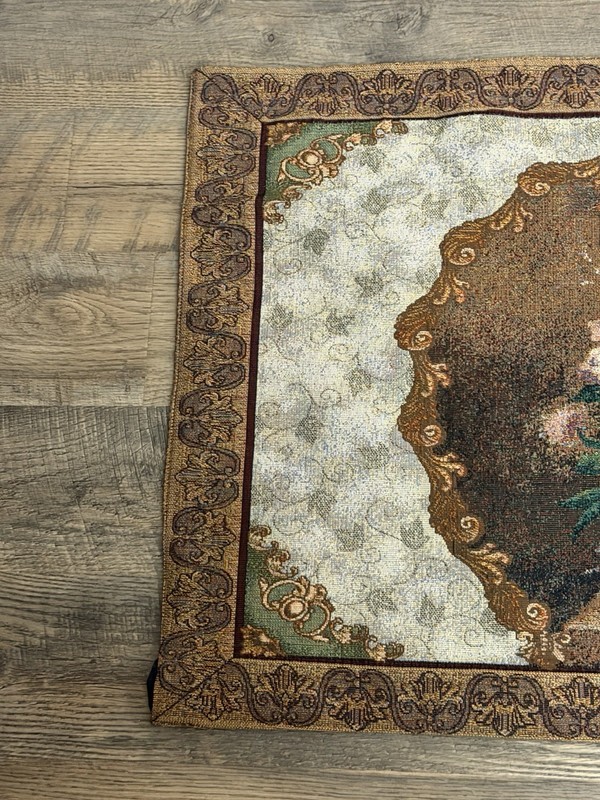 Mohawk Home Wall Tapestry – Dutch Floral Still Life – 27x45 Jacquard Woven H gallery