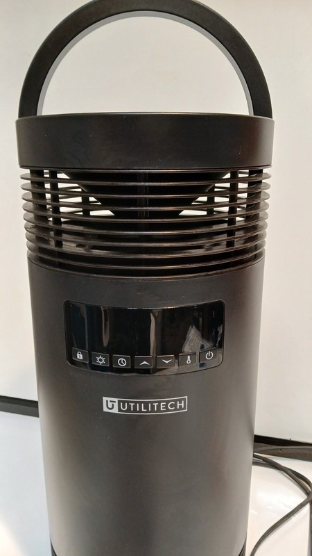 Utilitech 360 Ceramic Heater With Adjustable Thermostat Up To 300 Sq Ft #4969020 gallery