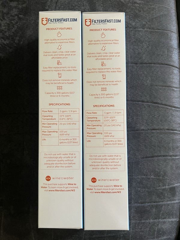 (2) Filter Fast PH21250 Water Filter Kenmore 46-9083, 46-9030 NEW! gallery