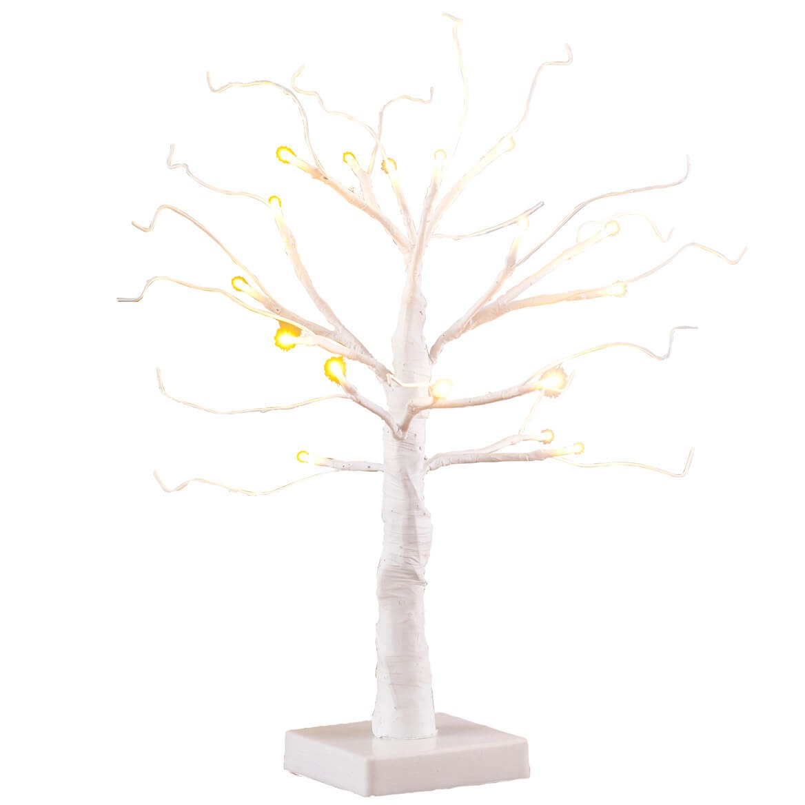 Fox Valley Traders 18” All Seasons Artificial Tree, Pre-Lit White Wire gallery