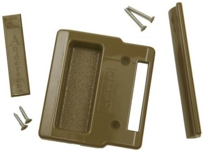 Screen Hardware Kit Stone For Two-Panel Patio Doors 1982 To Present Wood Handle gallery