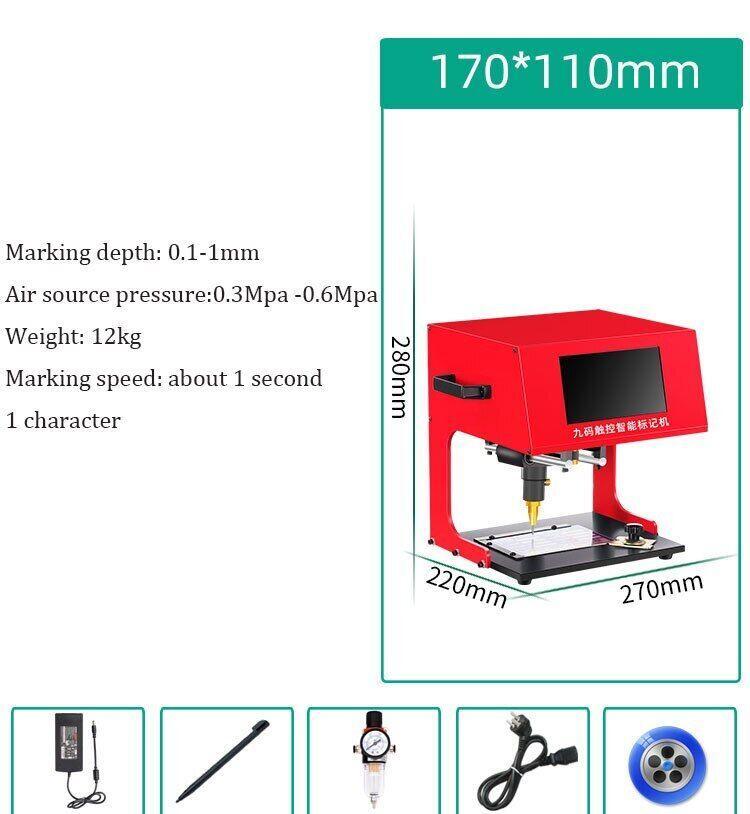 Desktop Metal Signage Nameplate Marking Machine Engraving Machine for Metal Part gallery