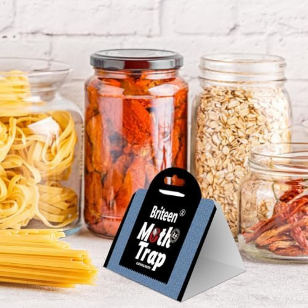 10 Pack Pantry Moth Traps Safe and Effective for Food and Clothing- Glue Traps w gallery