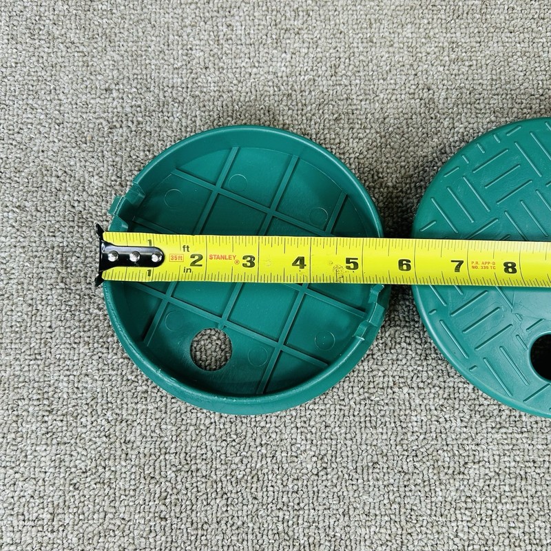 2 Pack Sprinkler Irrigation System Valve Box Cover Lid Cap ID 5.5" OD 6" gallery