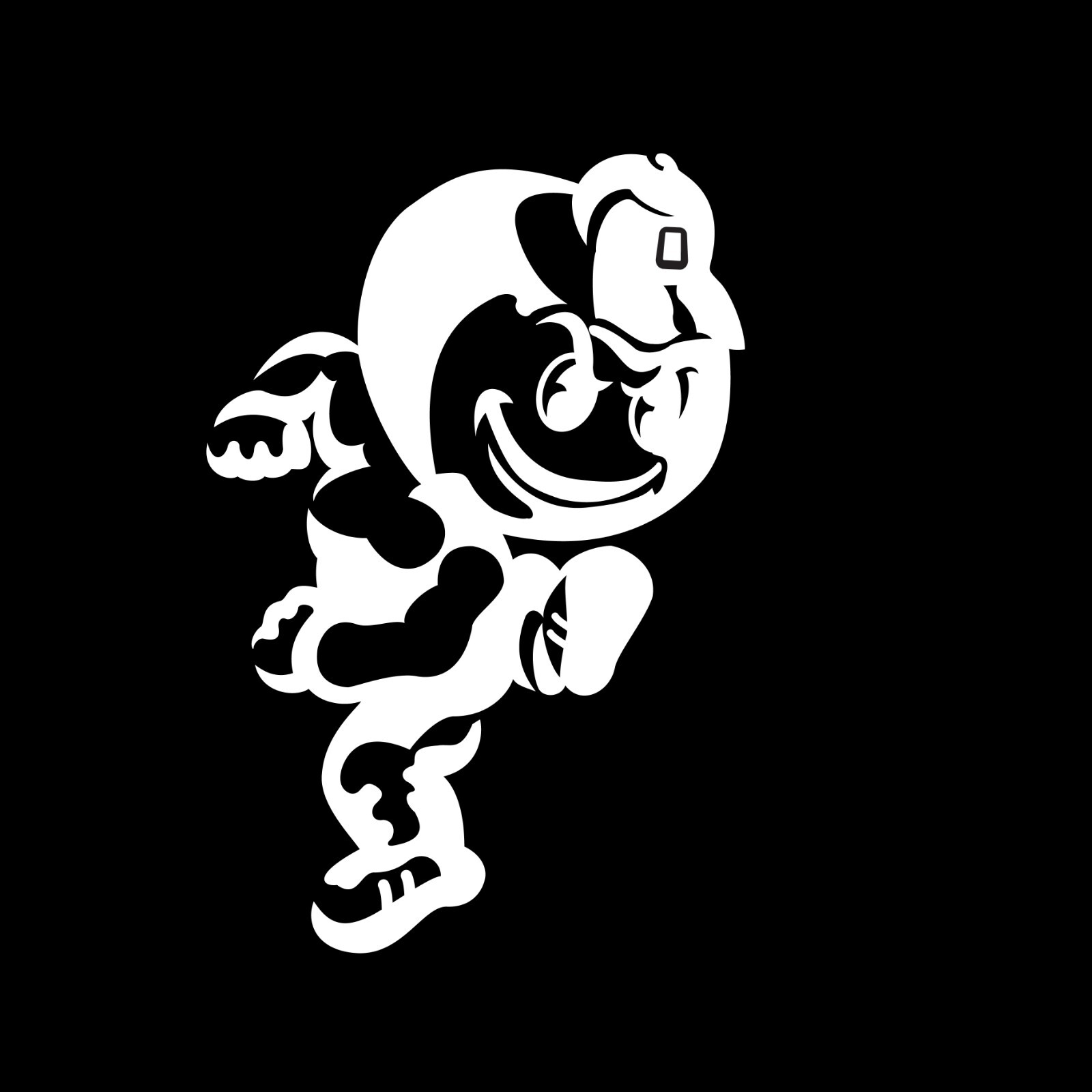 Ohio State Brutus Mascot Vinyl Decal Red, White or Black 6 Inches Tall gallery