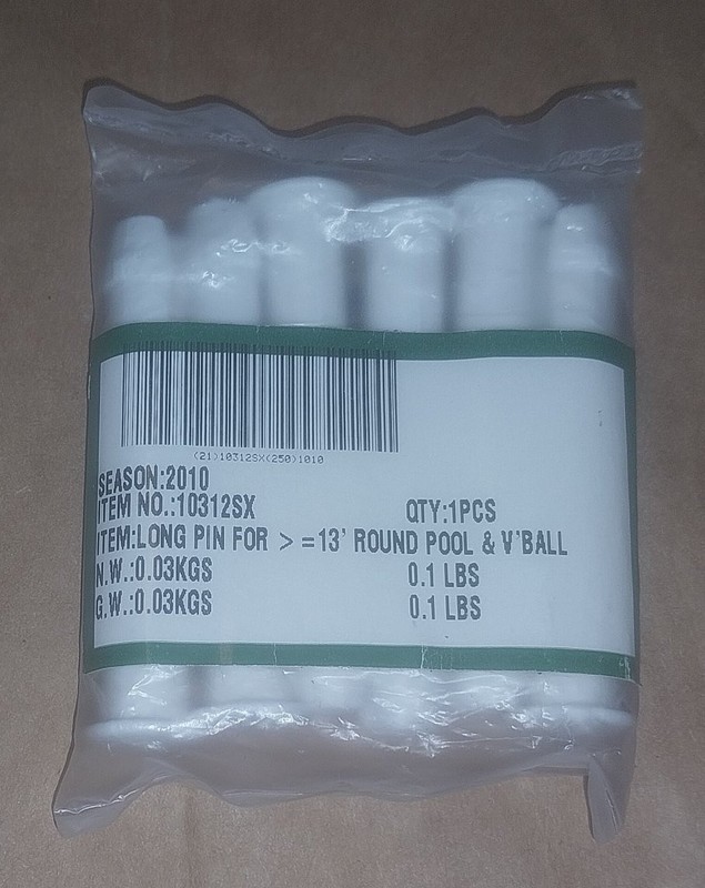 20x Intex Replacement Joint Pins for 13-24 Foot Round Metal Frame Pool 10312SX gallery