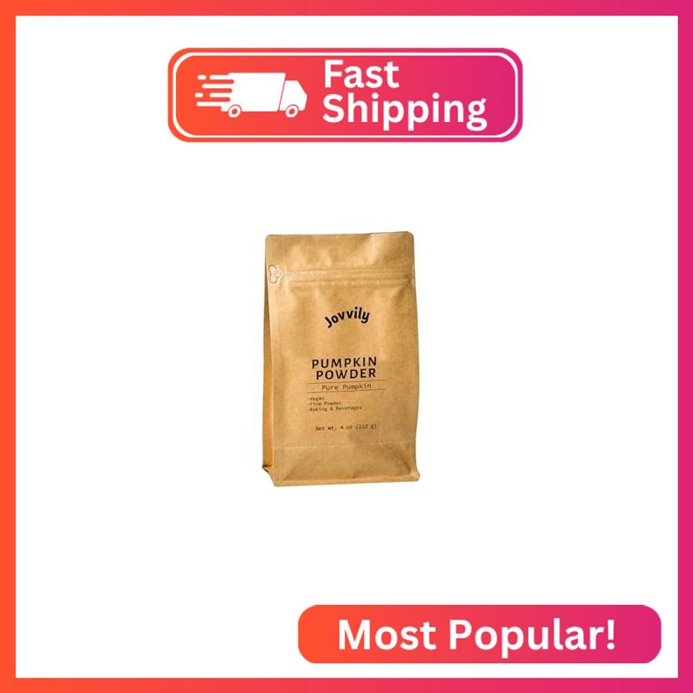 Jovvily Pumpkin Powder - 4 oz - Superfood - Pure Pumpkin - Food Additive gallery