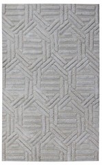 Morrocco Grey Handmade 100% Woolen Area Rugs Without Tariff & duty
