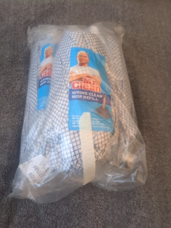 (3) Mr. Clean®️ Wring Clean Mop Head Refills Cloth Cleaning Supplies 3 Pack gallery