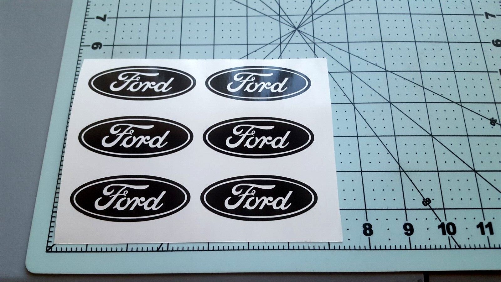 Small Ford Logo 6 Small Vinyl Decals Sticker decal 2" 3" Ford Symbol Stickers gallery
