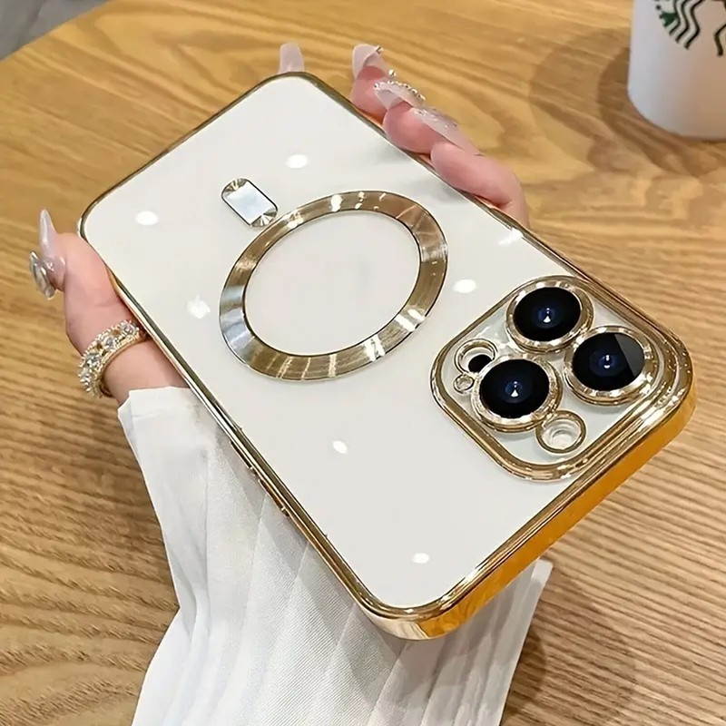 For iPhone 16 Pro Max 15 14 13 12 11 Magnetic Case Shockproof Screen Protector gallery