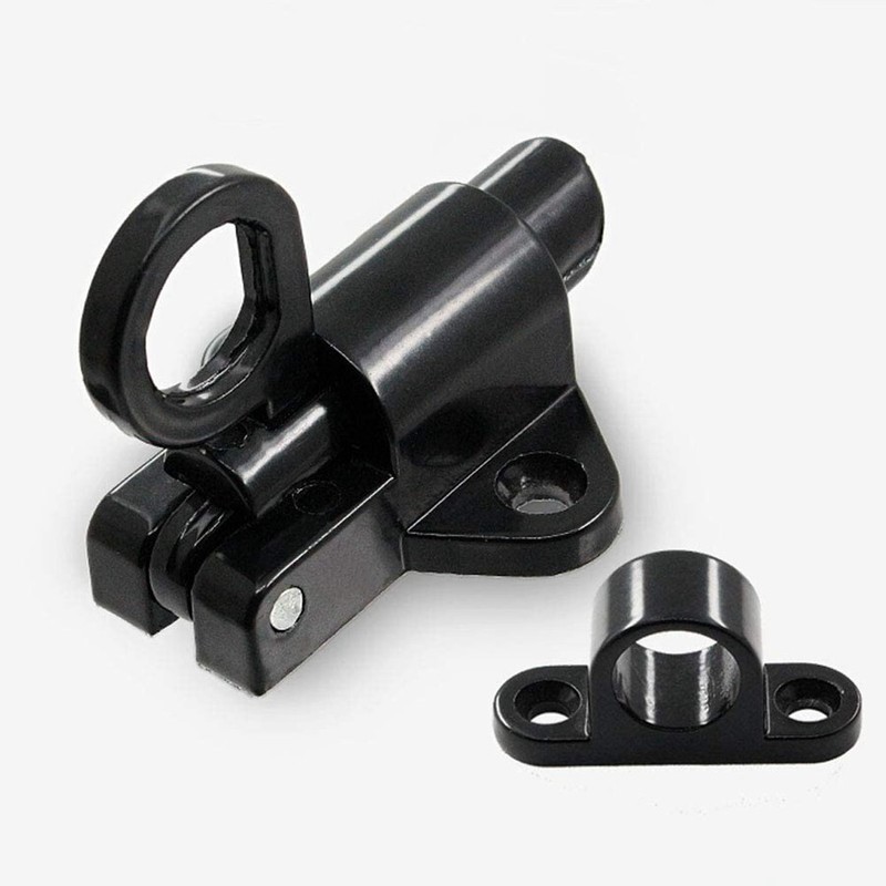2X Self Closing Latch Bolt Automatic Spring Loaded Door Gate Lock + Screws N698 gallery