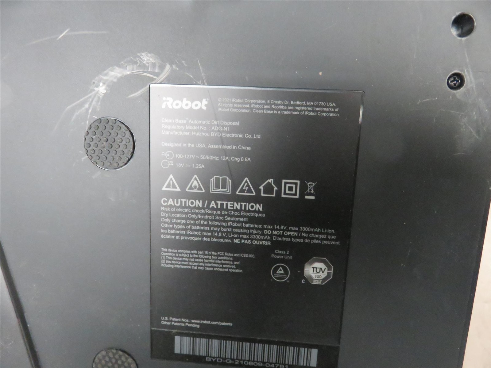 iRobot Roomba ADG-N1 Clean Base Automatic Dirt Disposal Charging Base ONLY gallery