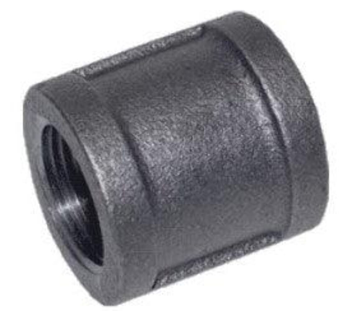 BLACK MALLEABLE IRON COUPLING, UL/FM Listed gallery