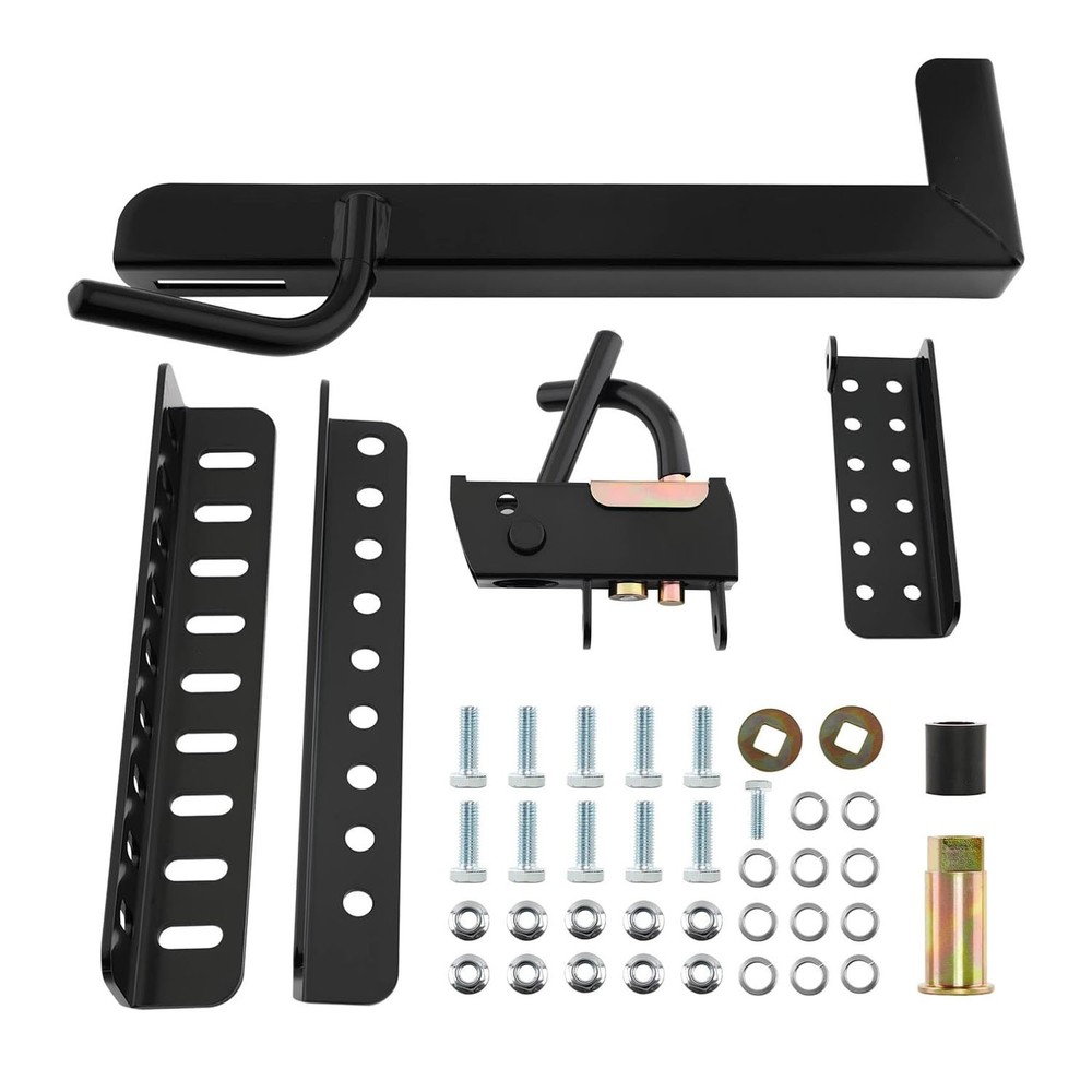 Mower Trimmer Rack Lockable For Most Walk-Behind Stand-On & ZTR Lawn Mower Black