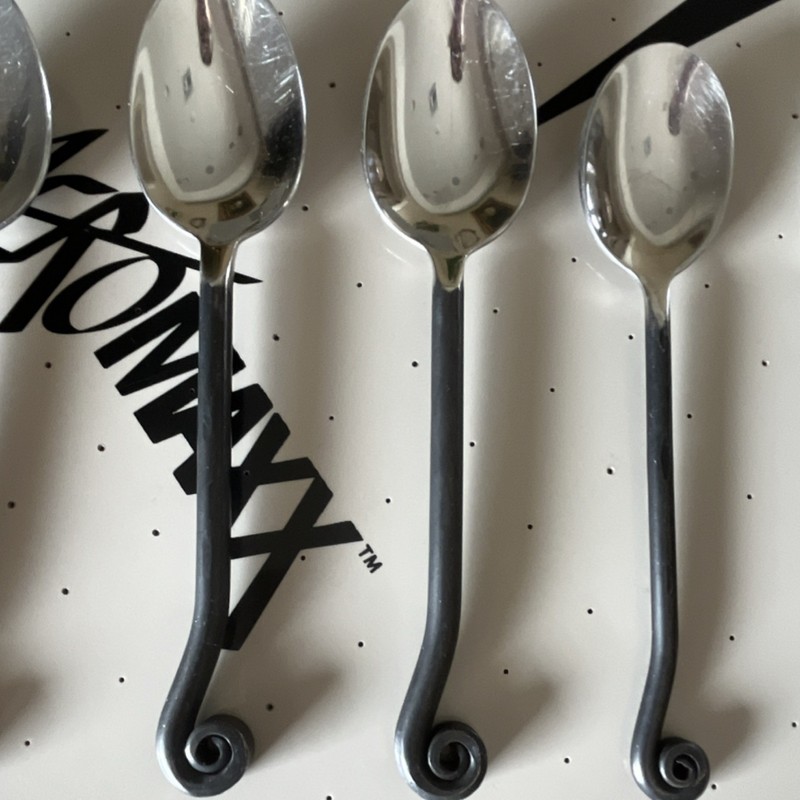 Gourmet Settings SS Flatware Set TREBEL CLEF or FIDDLEHEAD POTTERY BARN gallery