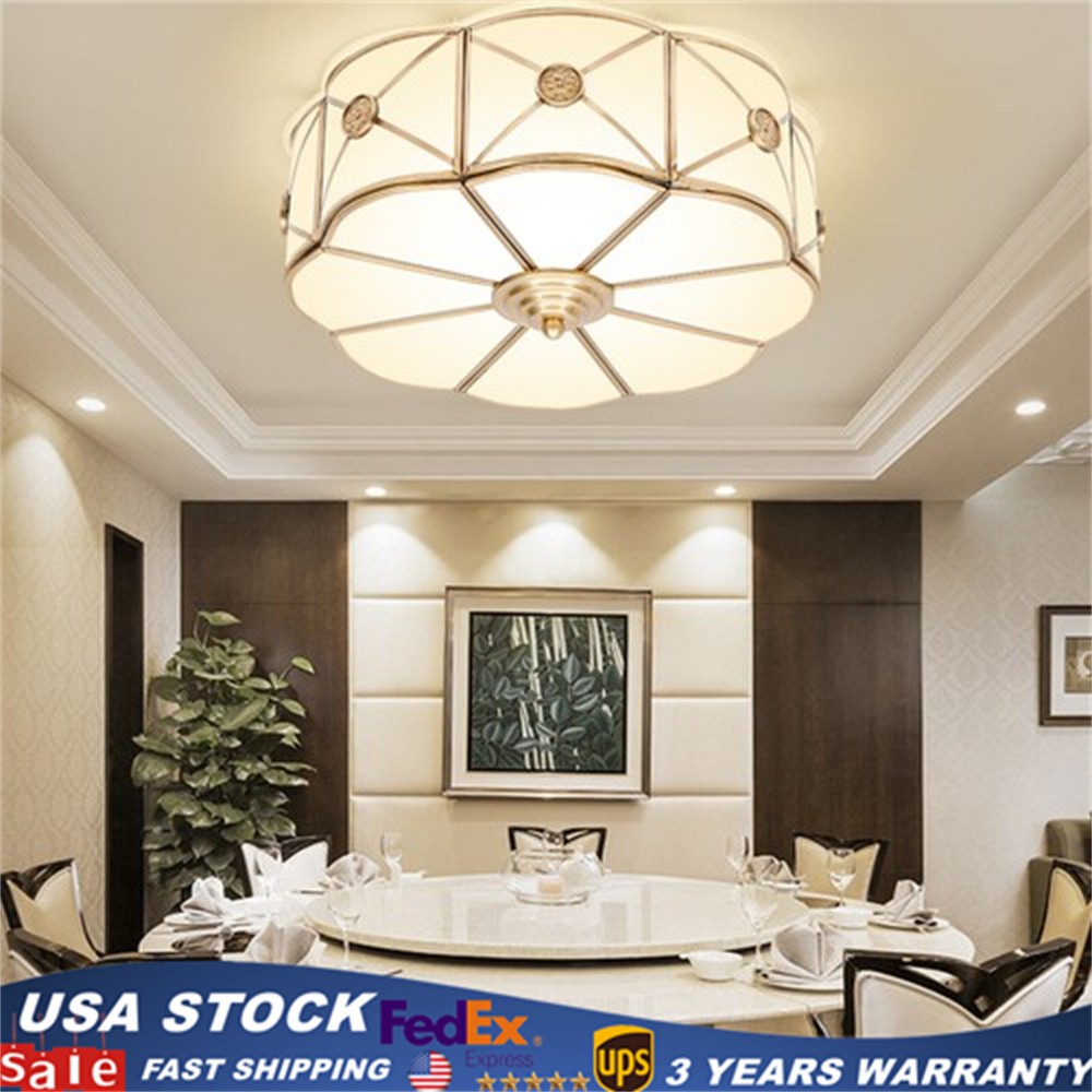 Modern Flush Mount Ceiling Light Flower Shaped Chandelier Pendant Lamp Fixture