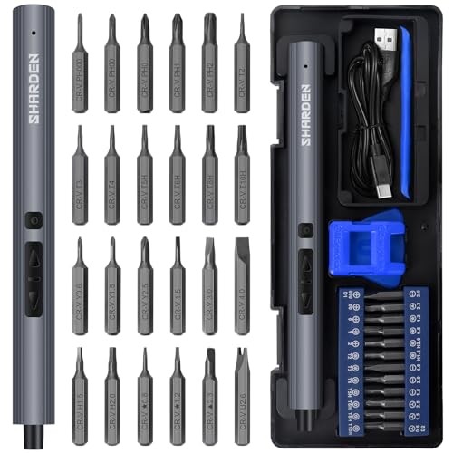 Mini Electric Screwdriver, 29 in 1 Small Electric Screw Driver Kit with Blue gallery