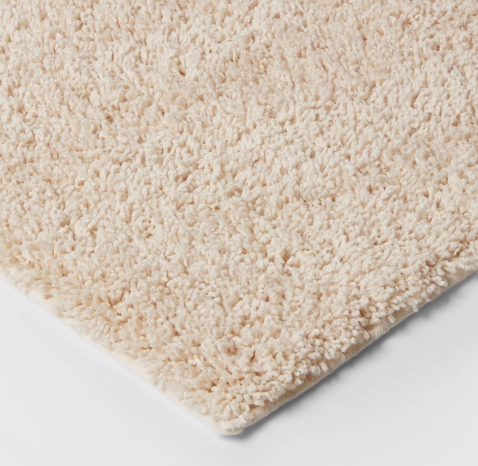 Threshold Antimicrobial Bath Rug - Beige Size 22"x60" NWOT gallery