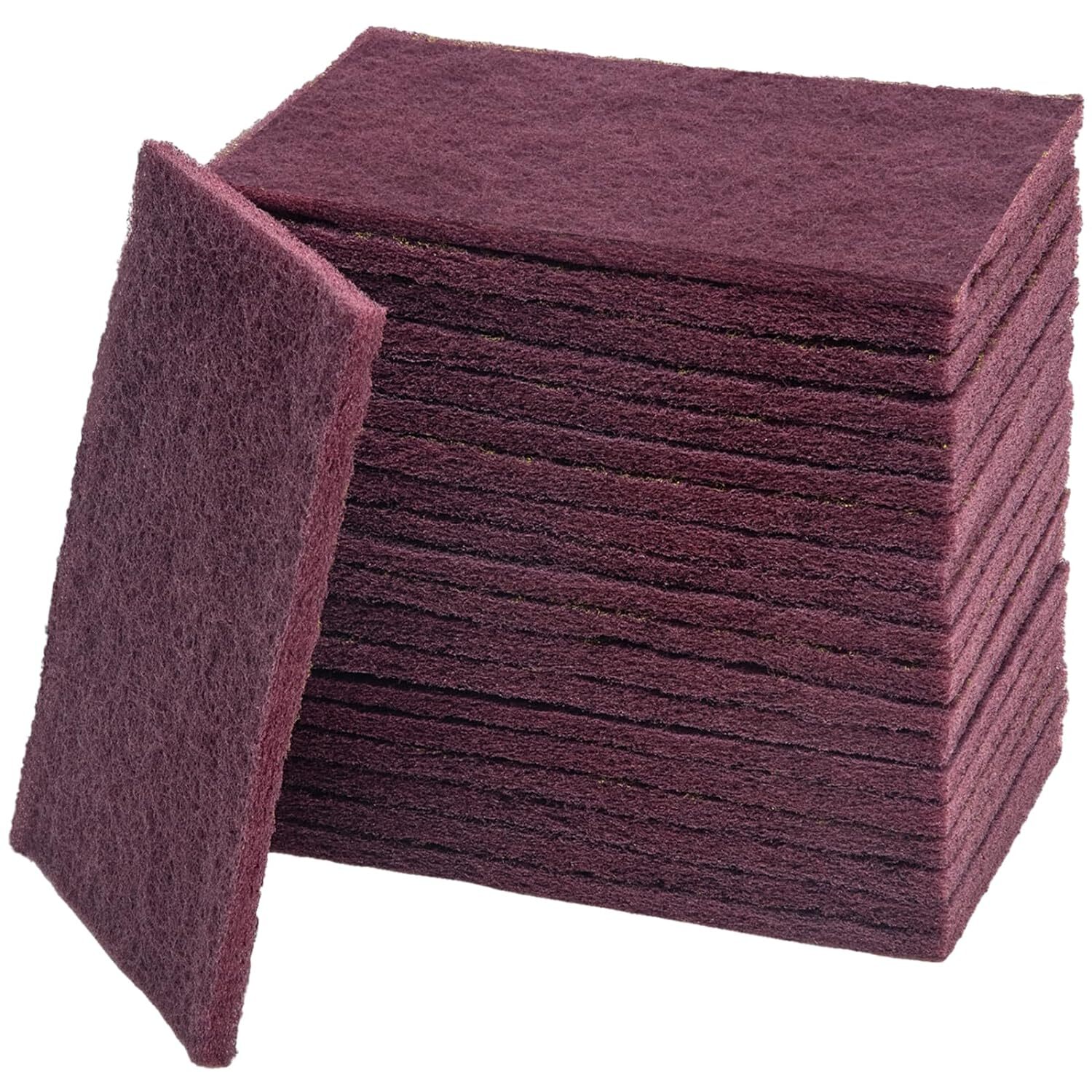 6" x 9" Maroon General Purpose FINE Scuff Pads 25 Pack Automotive Surface Prep gallery