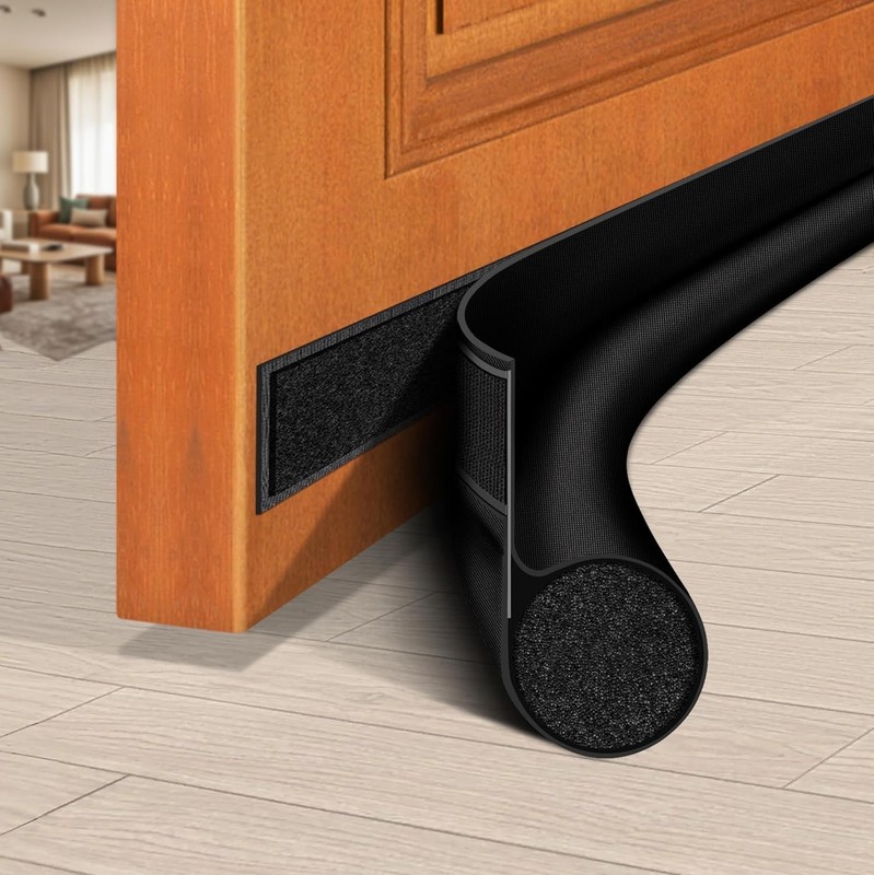 Single-Sided 36 Inch Door Draft Stopper - Easy Installation & Cold Air Blocker gallery