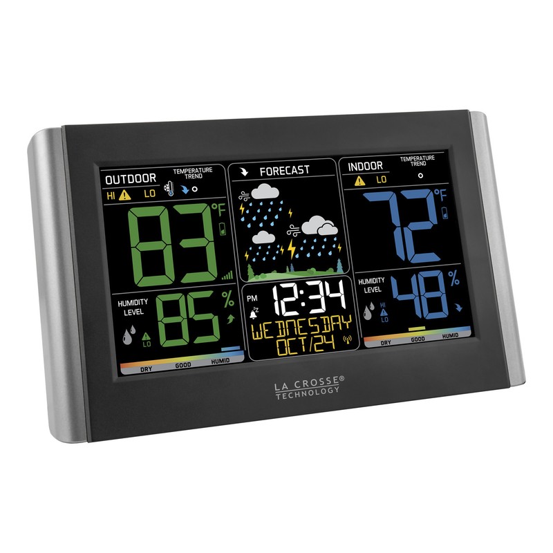 C85845 La Crosse Technology Wireless Color Weather Station with TX141TH-BV3 NIB gallery