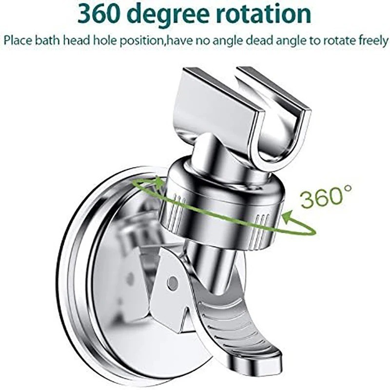 Adjustable Shower Head Holder Suction Cup Handheld Wall Mount Bathroom Bracket gallery
