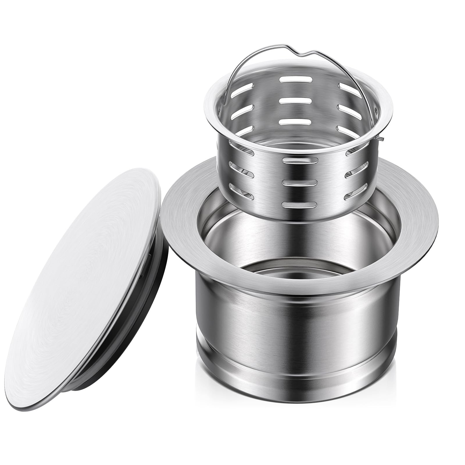 3-1/2 Inch Extended Garbage Disposal Flange with Deep Strainer and Sink Stopp... gallery