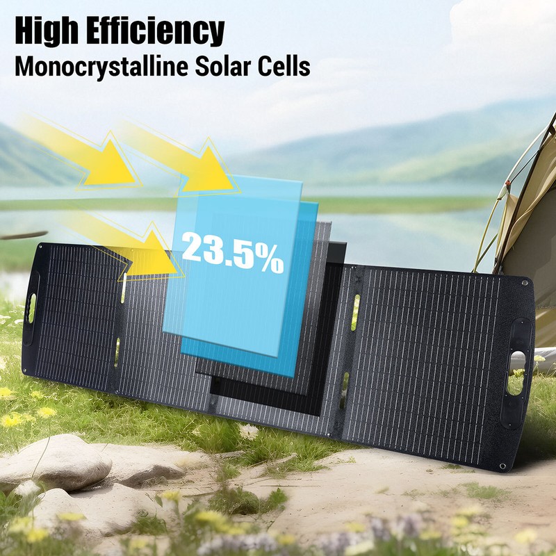 Solar Panel Kit Portable Foldable 100W 200W 400W for Ecoflow Power Station gallery