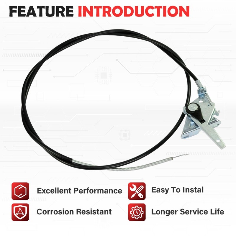 57" 946-05145 Throttle/Choke Cable For Cub Cadet RZT 42 46 50 54 S L L54 L50 L46 gallery