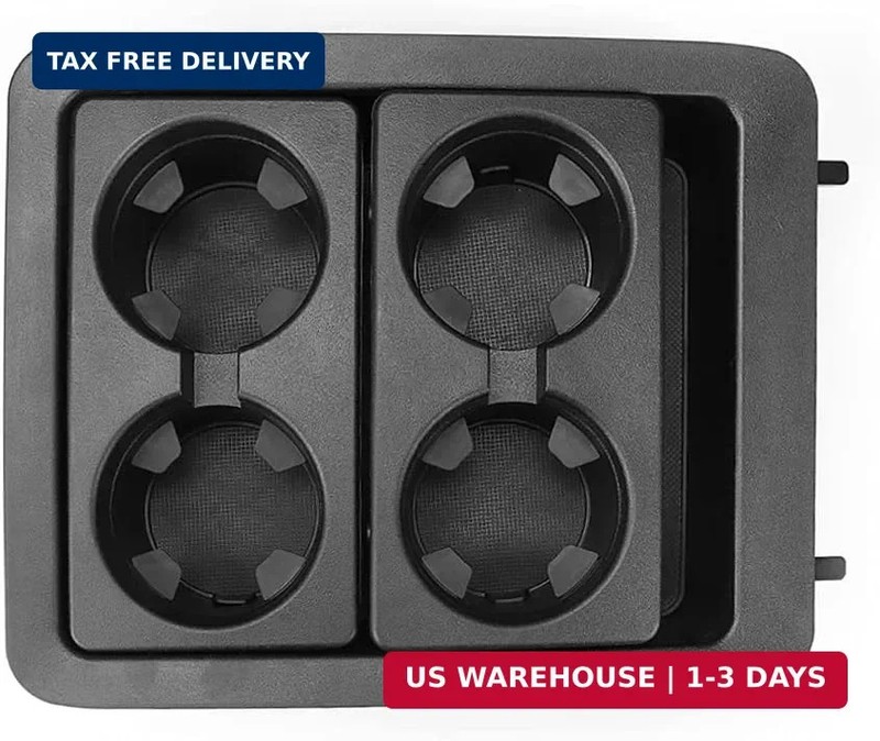 Center Console Tray Cup Holder Bezel Replacement for 2007-2014 Chevy Silverado S gallery