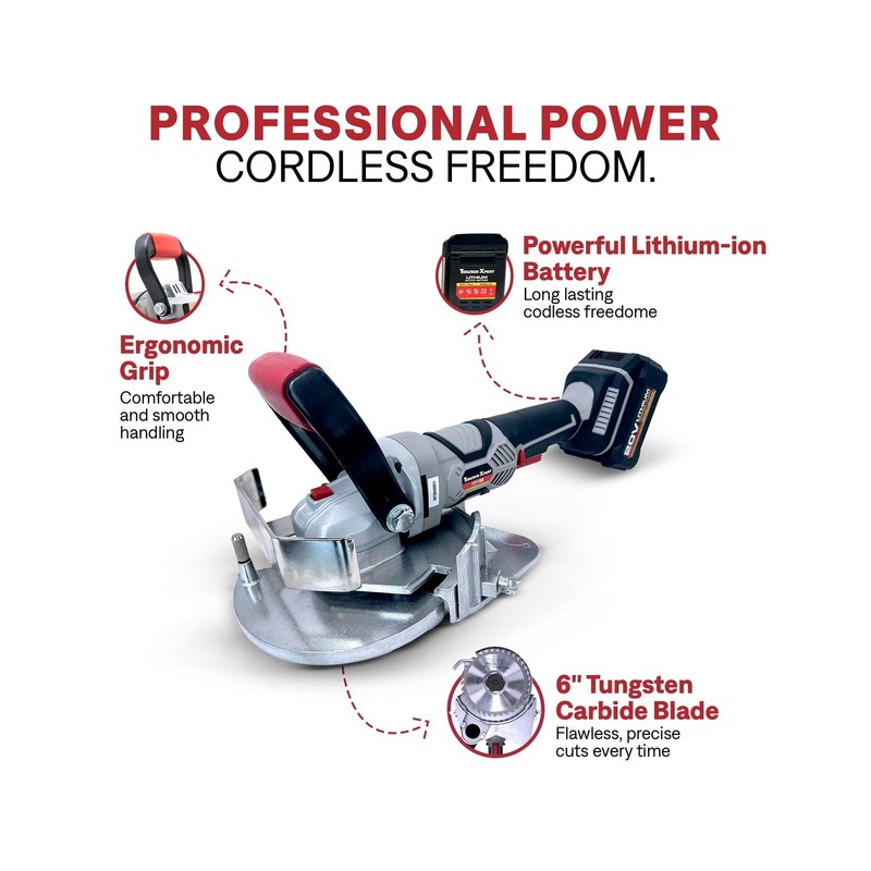 ToolTech 20V Cordless Undercut Saw Kit, 8000 RPM Jamb Saw With 4.0mAh Battery... gallery