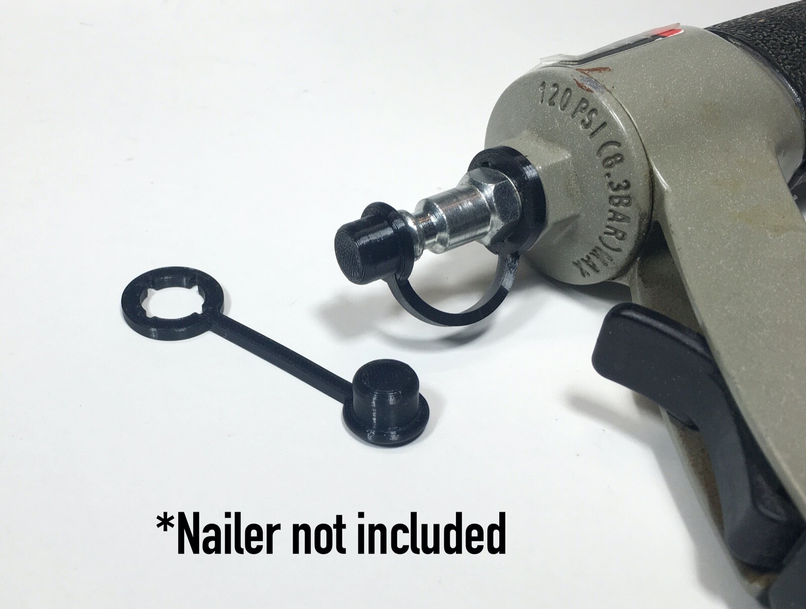 3 to 19 PACKS - IMPROVED Dust Cover Cap for Air Tool Nailer Stapler 1/4 NPT gallery