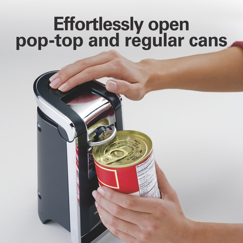 Hamilton Beach Smooth Edge Automatic Electric Can Opener, Black & Stainless gallery