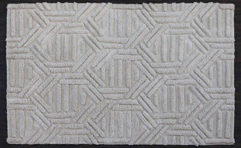 Morrocco Grey Handmade 100% Woolen Area Rugs Without Tariff & duty gallery