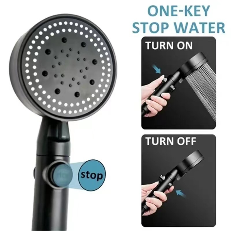 Shower Heads Handheld Spray High Pressure Adjustable Showerhead Top Spray Bath gallery