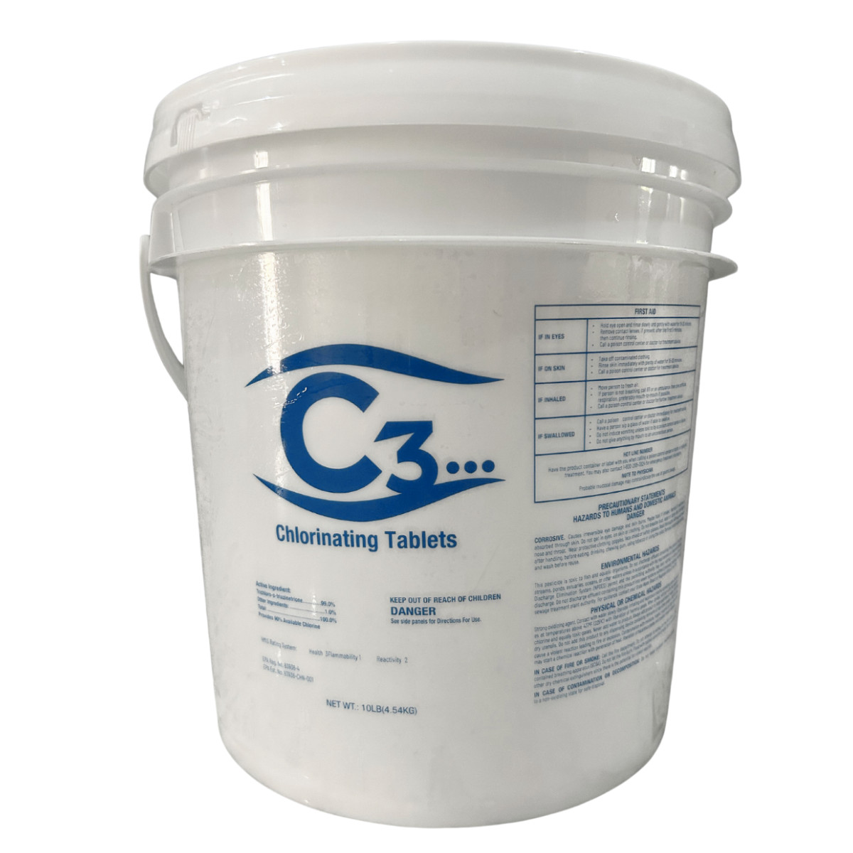C3-10lb Chlorine Tablets, 3 Inch | Swimming Pool & Spa Chlorine Tablets | Long-L gallery