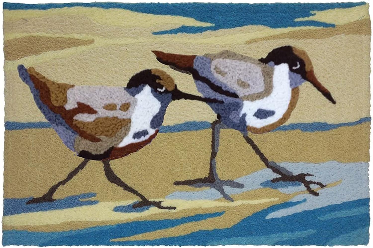 Jellybean Sand Piper Pair Accent Rug 20x30 Washable Indoor Outdoor gallery