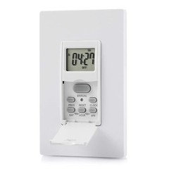 DEWENWILS 7 Day Programmable In-Wall Timer Switch Digital for Fans, Lights,