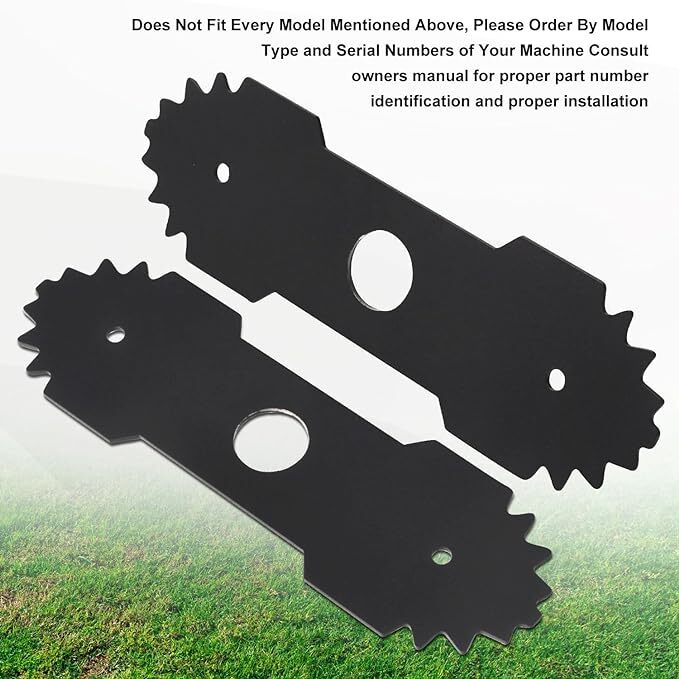 2PC 9 in. Edger Blade For Ryobi 638006008 RY13050 RY13050A RY15518 RY40030 Edger gallery