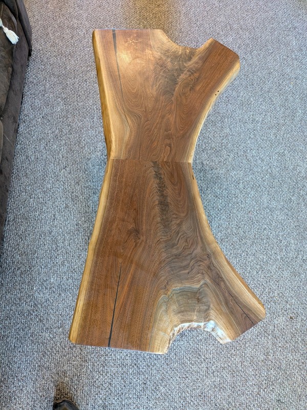 Walnut Live Edge coffee table gallery