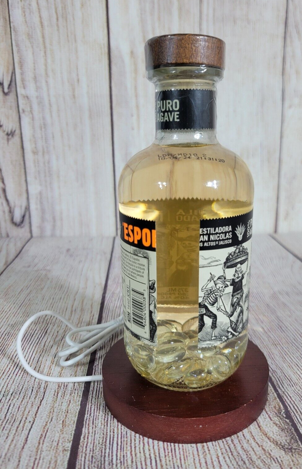 ESPOLON Tequila Reposado 375ml Color-Changing LED/USB Accent Lamp gallery