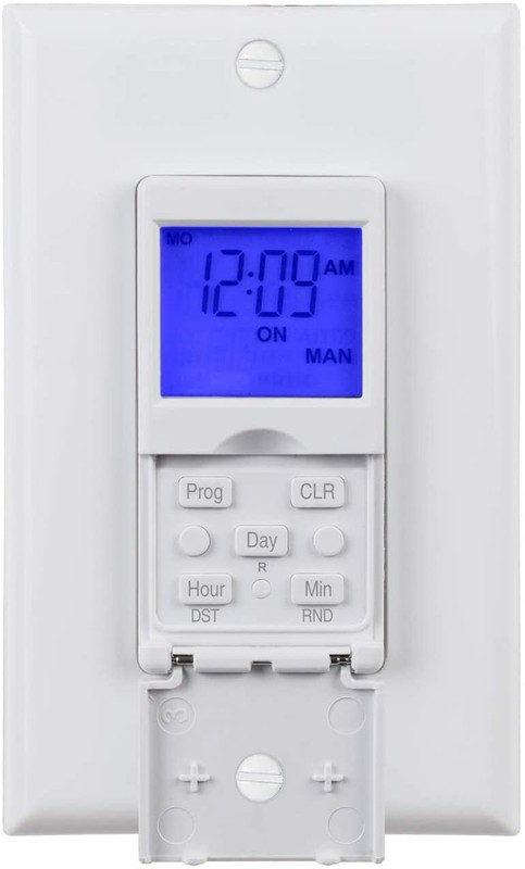 BN-LINK 7 Day Programmable In-Wall Timer Switch Digital with Blue Light, 3 way gallery