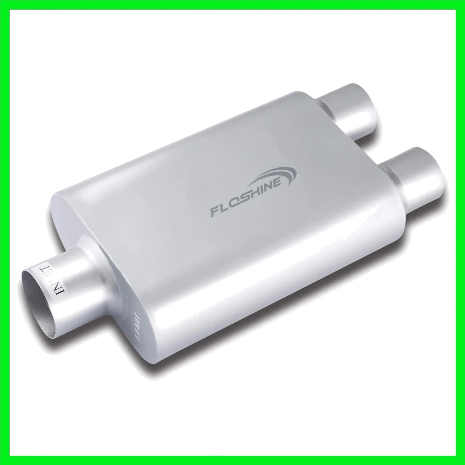 Universal Mufflers Performance Automotive Exhaust 3" in - 2.5" dual out Silver gallery