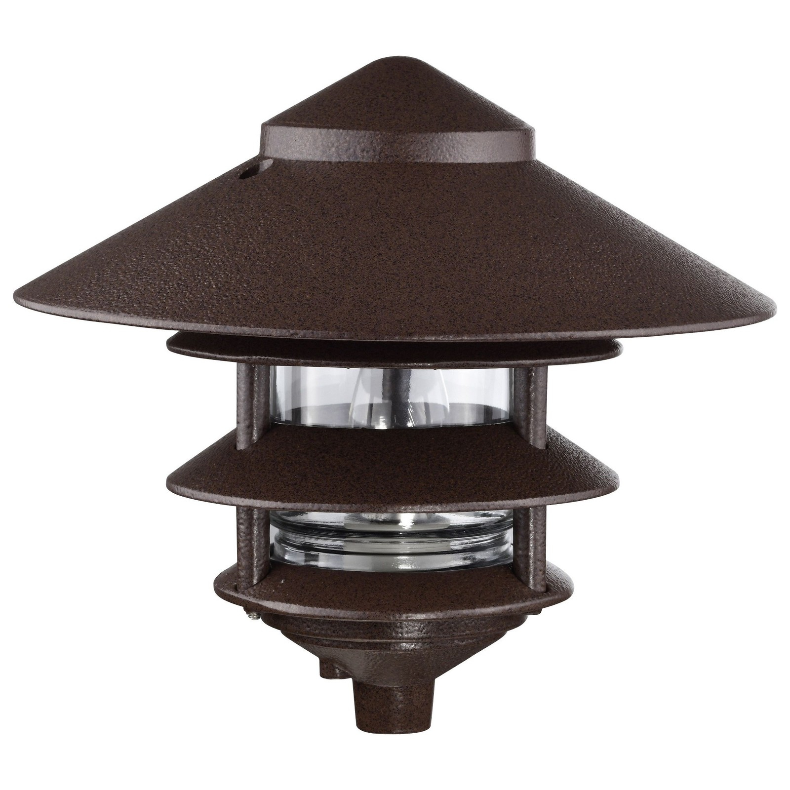 Used Nuvo Lighting SF76/637 One Light Outdoor 3 Louver Pagoda Light with Large gallery